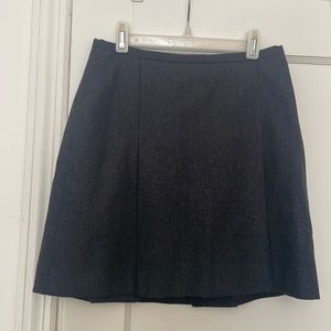 Agnes B charcoal grey wool skirt